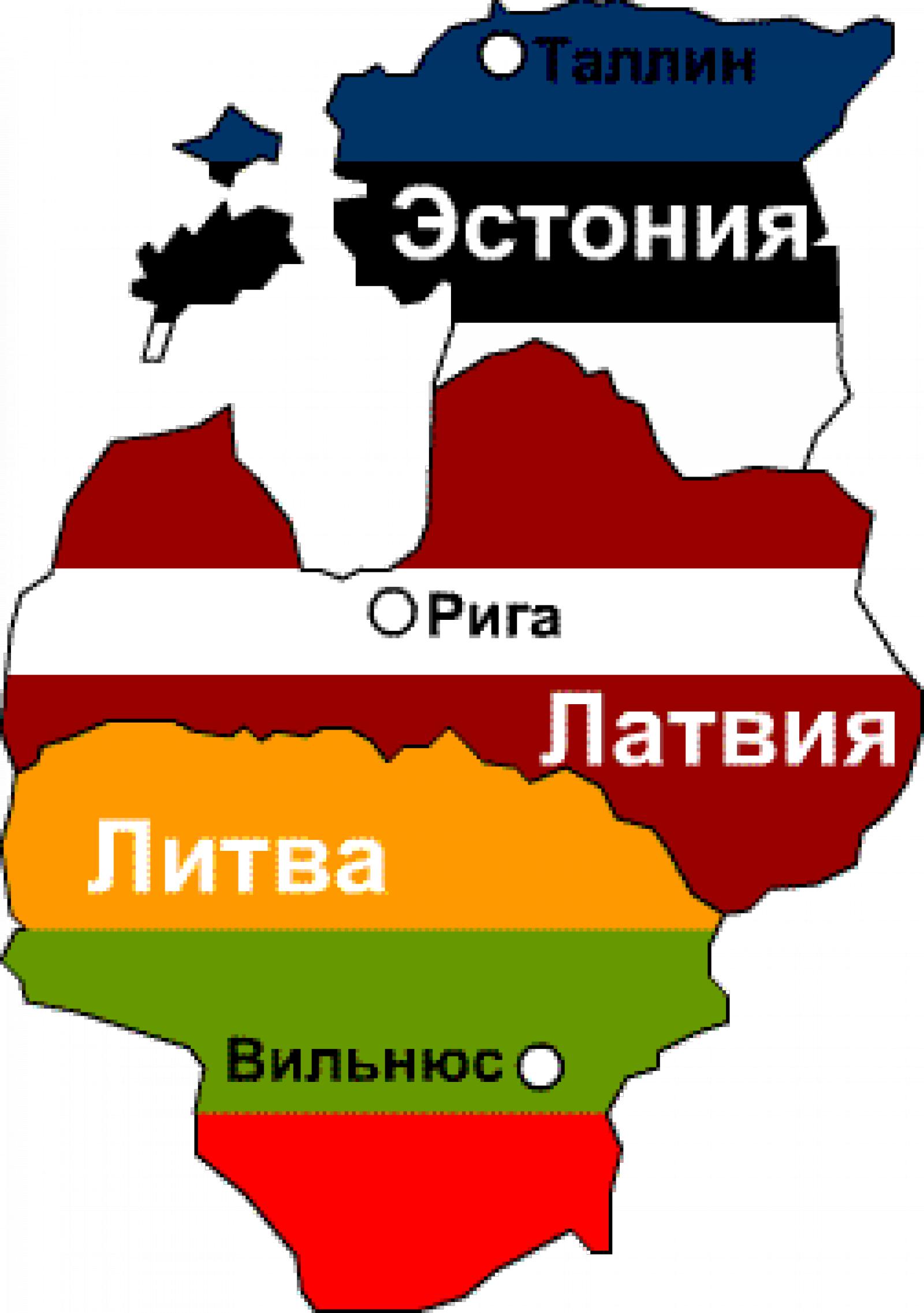 Страны Балтии Эстония Латвия