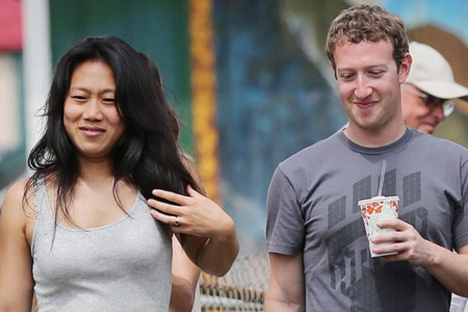 Марк Цукерберг фото с женой