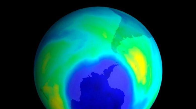 Картинки озоновой дыры над антарктидой