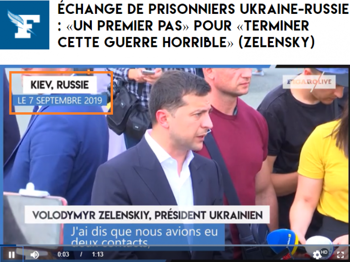 Французское издание Le Figaro «сделало» Киев российским