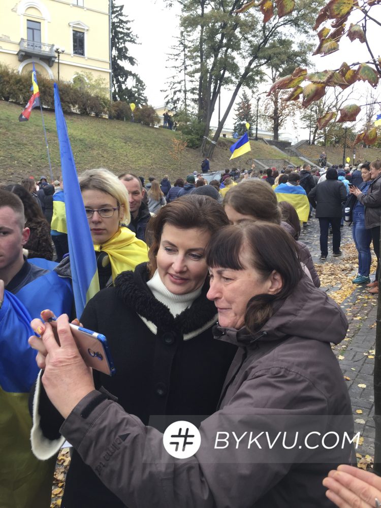 Марина Порошенко на Майдане
