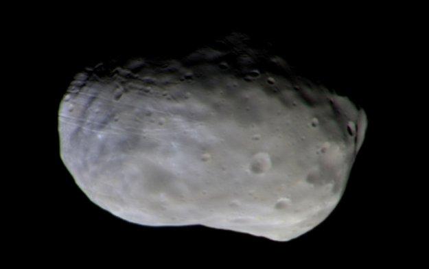 ExoMars first colour image of Phobos large