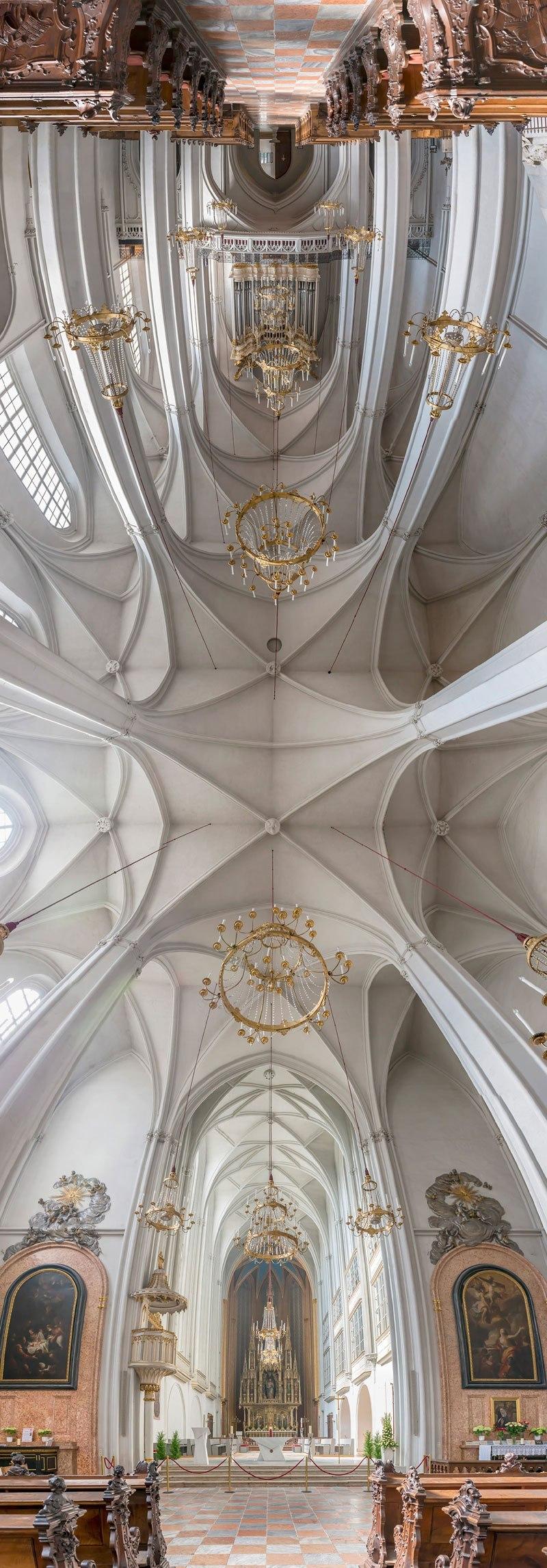 vertical panoramas of church ceilings around the world 1