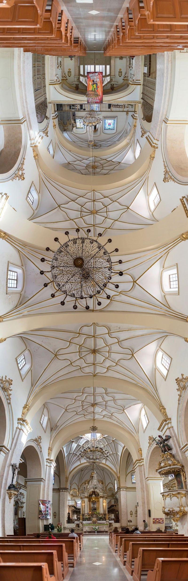 vertical panoramas of church ceilings around the world 3