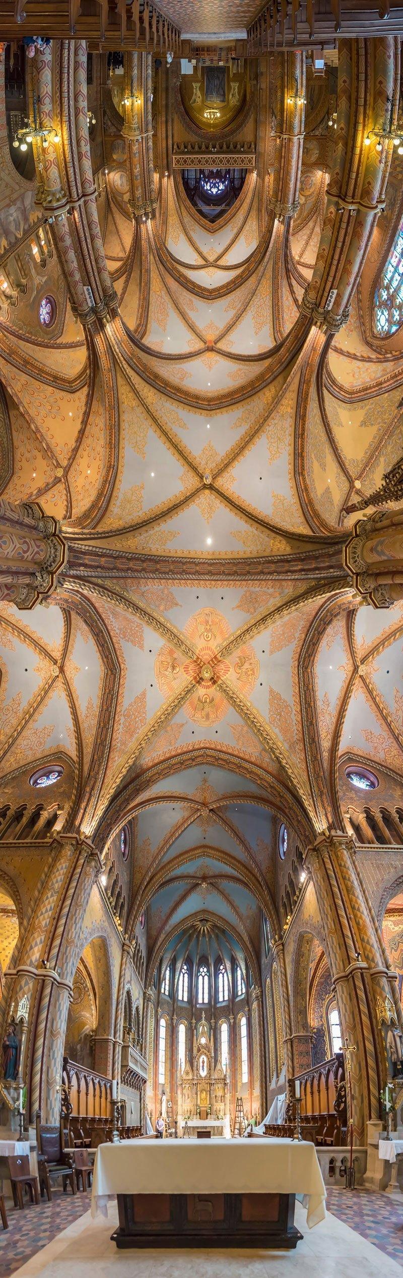 vertical panoramas of church ceilings around the world 4