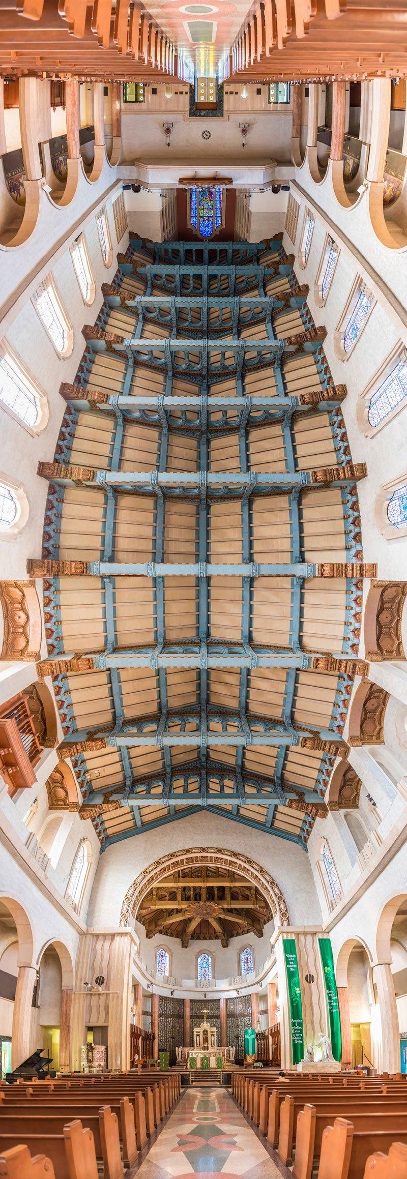 vertical panoramas of church ceilings around the world 5