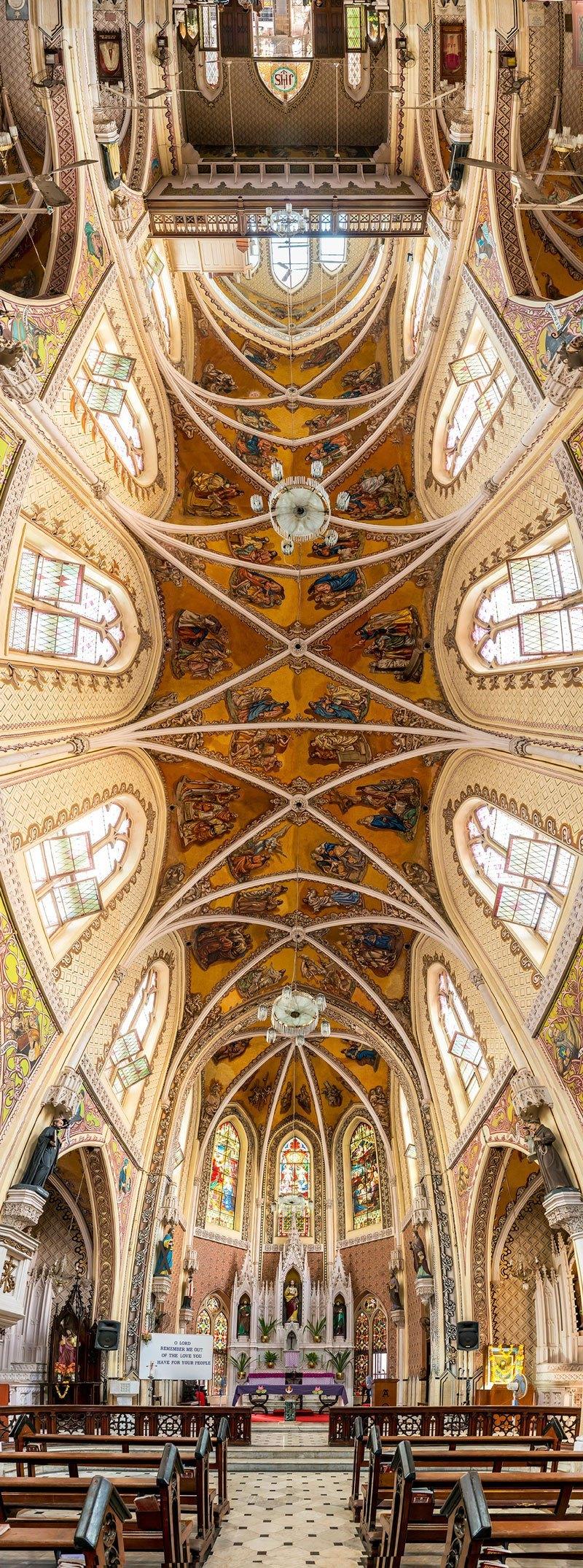 vertical panoramas of church ceilings around the world 6