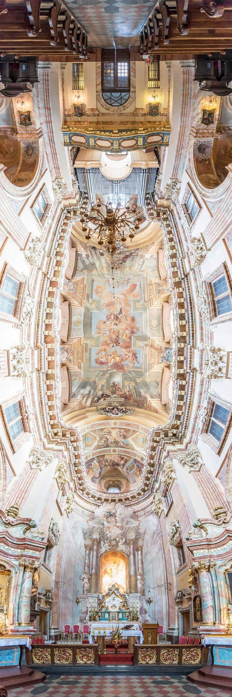 vertical panoramas of church ceilings around the world 7