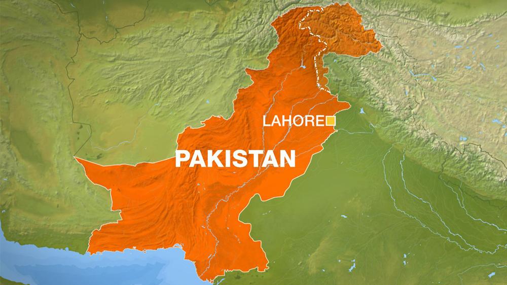 Лахор на карте Пакистана