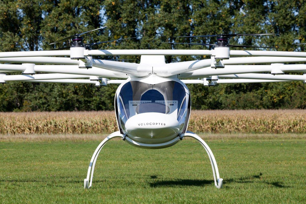 the aircraft comes with sensors that could allow it to fly autonomously in the future but a pilot will control the vtol next year