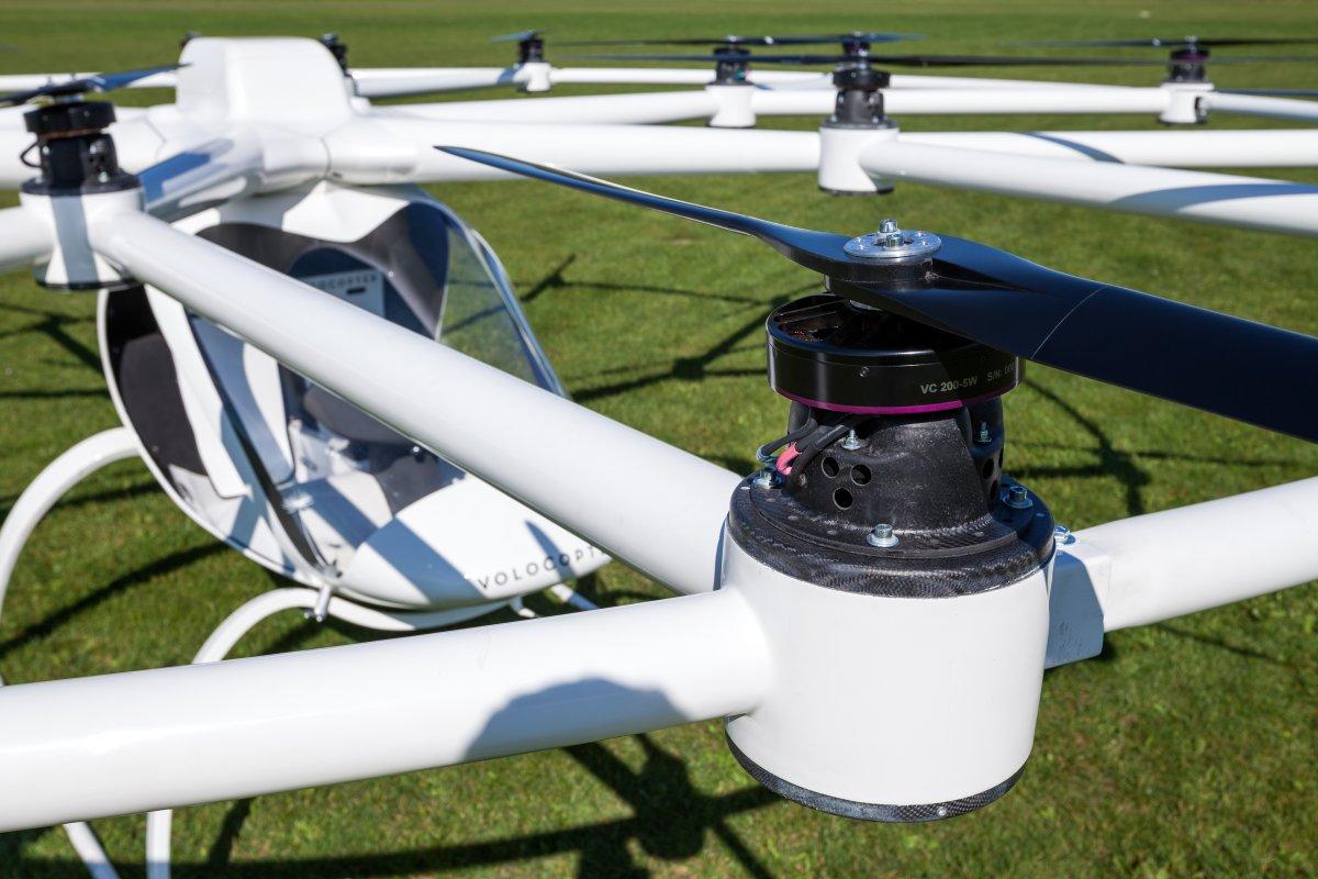 the vtol has been approved as an ultralight aircraft in germany that means anyone with a sport pilot license in germany could fly it when it arrives early as 2018 e volo also plans to use the aircraft for a f