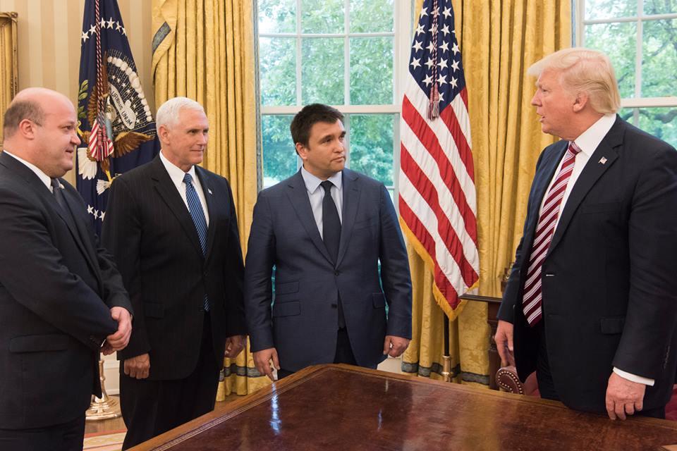 Климкин встретился с Трампом и Пенсом в Белом доме