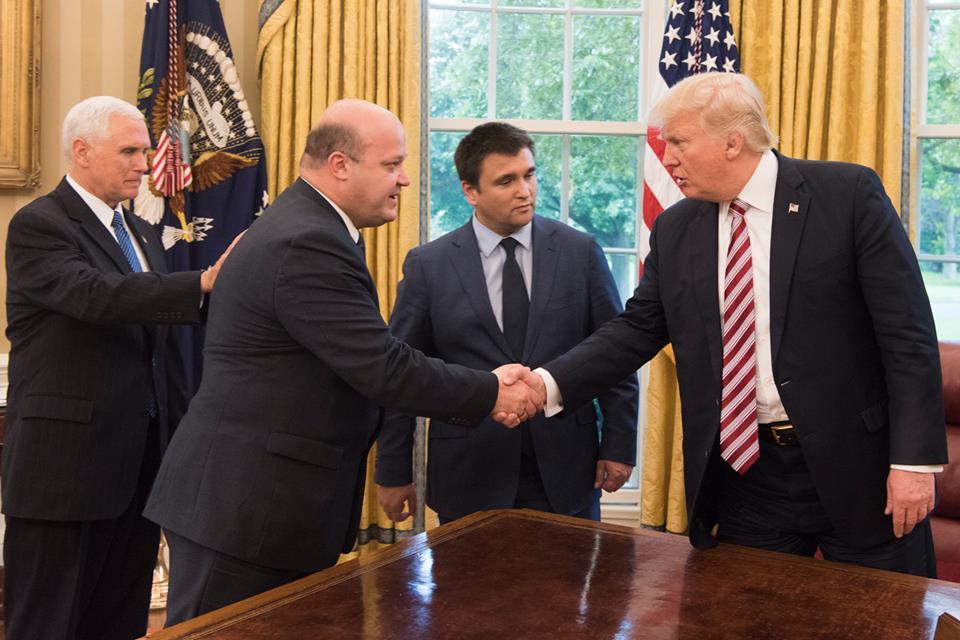 Климкин встретился с Трампом и Пенсом в Белом доме
