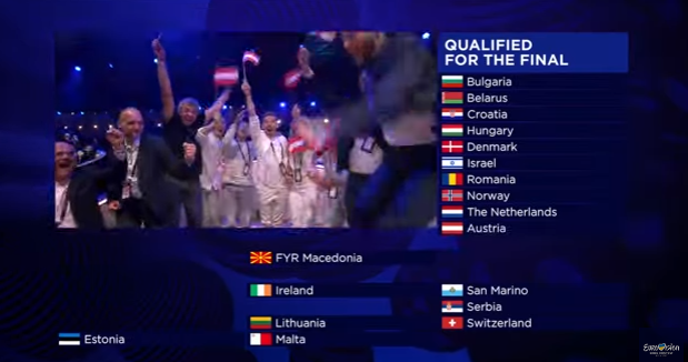 Евровидение, второй полуфинал