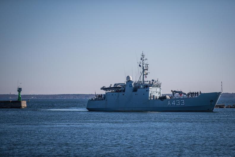 Группа кораблей НАТО прибыла в Эстонию