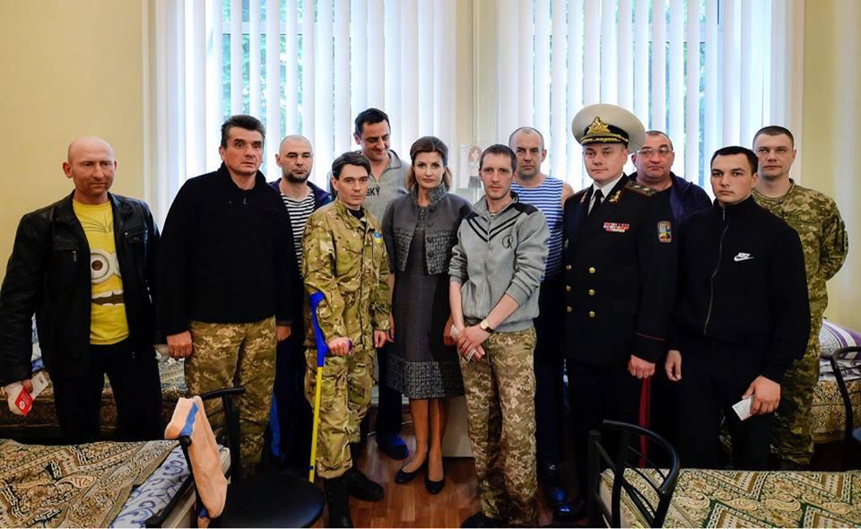 Марина Порошенко, военнослужащие_2