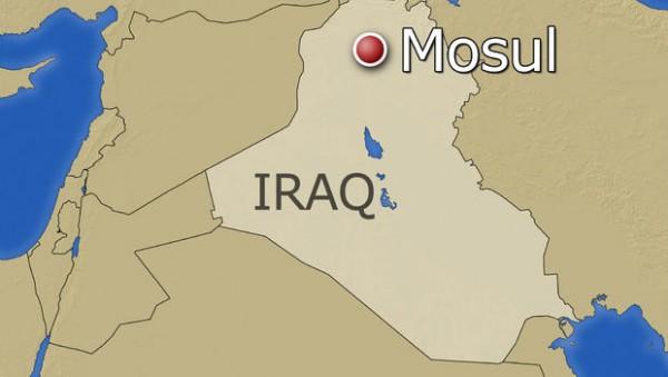 Мосул на карте Ирака