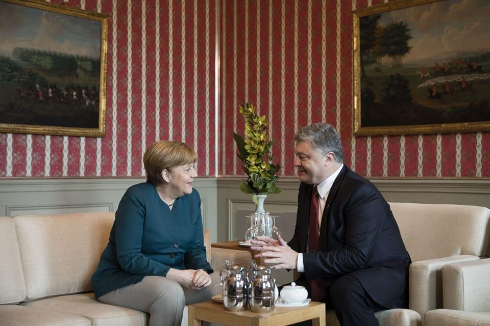 Встреча Петра Порошенко и Ангелы Меркель_2