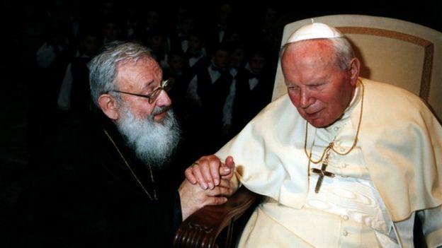 Любомир Гузар и Иван Павел II