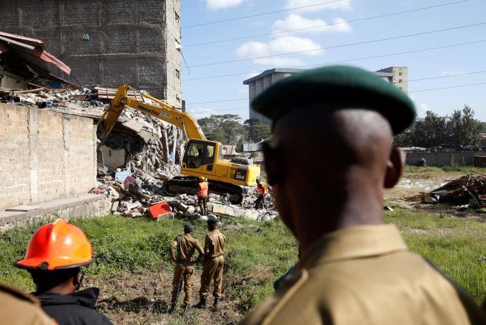 В Найроби обрушился 7-этажный дом
