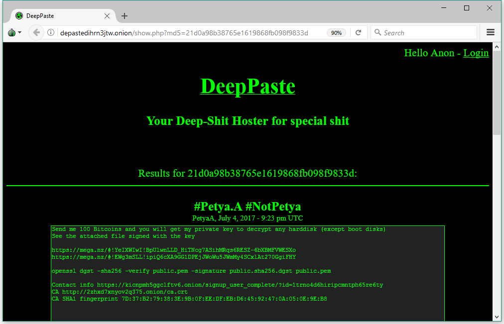 NotPetya DeepPaste