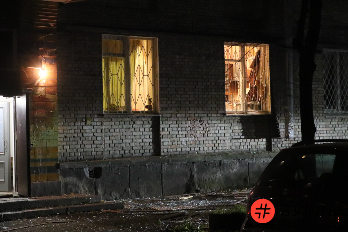 Снимки с места взрыва, в результате которого пострадал Мосийчук