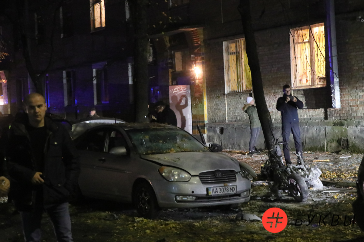 Снимки с места взрыва, в результате которого пострадал Мосийчук
