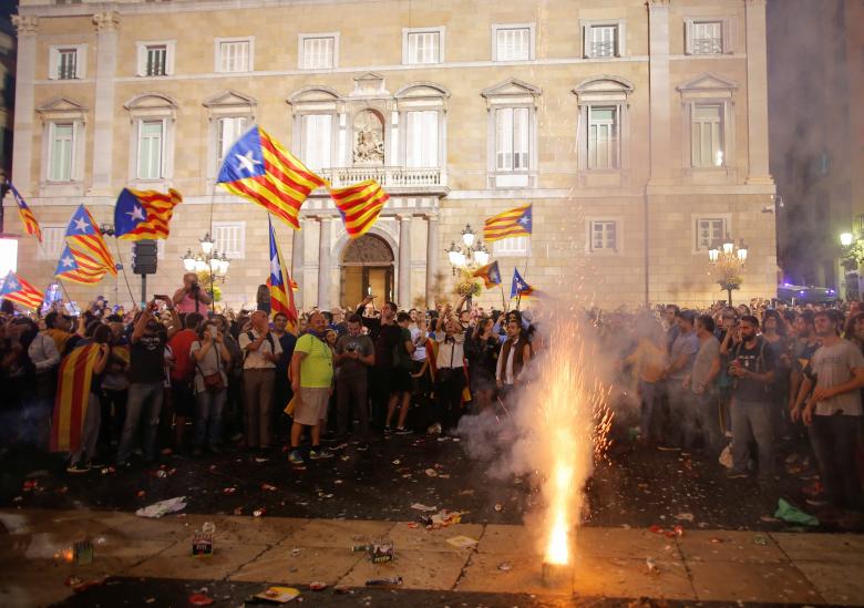 В Каталонии отпраздновали «объявление независимости»