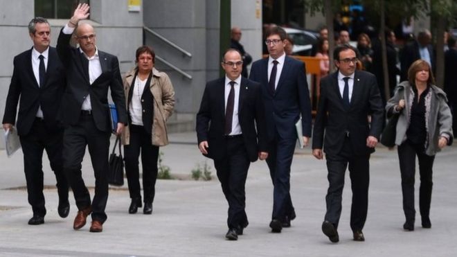 Члены правительства Каталонии