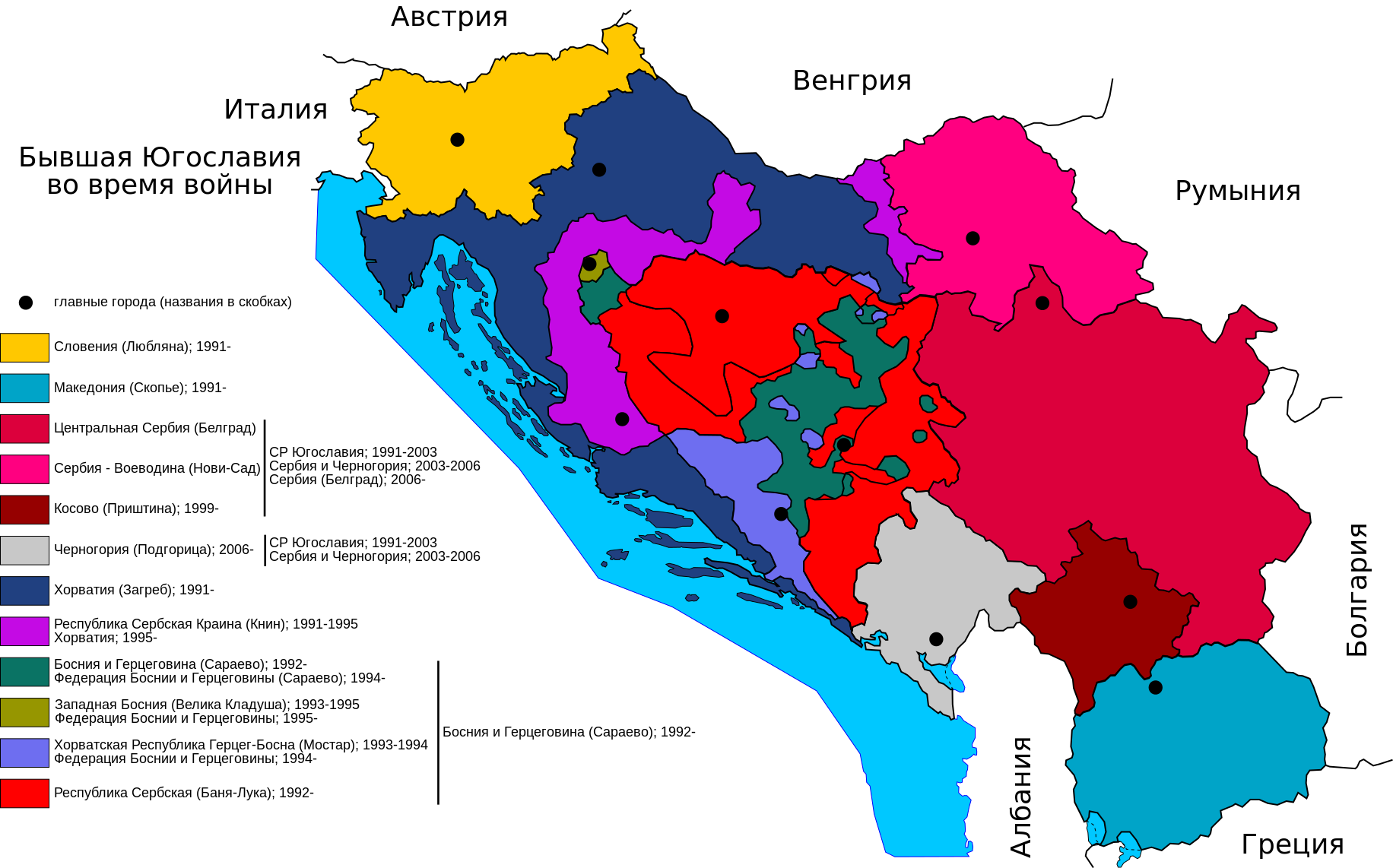 former Jugoslavia