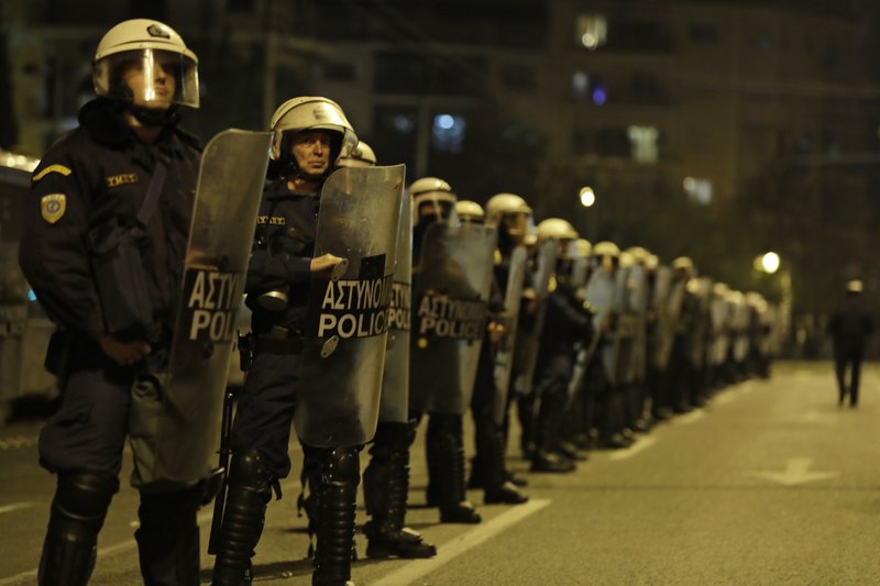 Массовые демонстрации в Греции