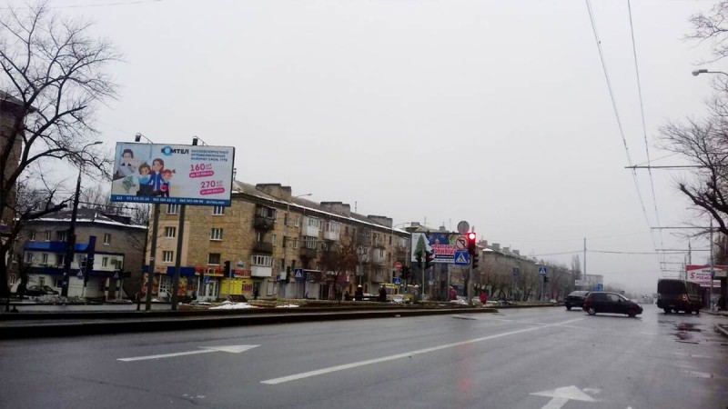 Билборды в оккупированном Донецке