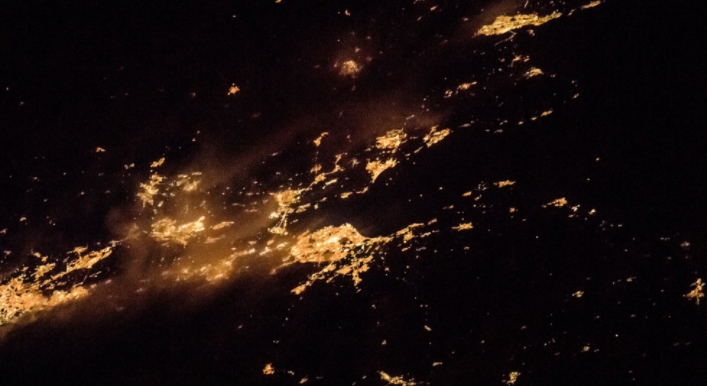 Снимки городов из космоса.