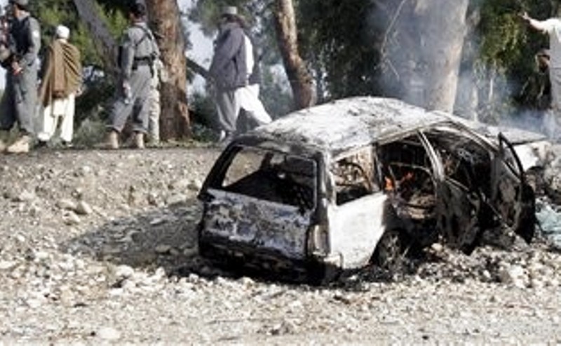 roadside mine explosion Afghanistan