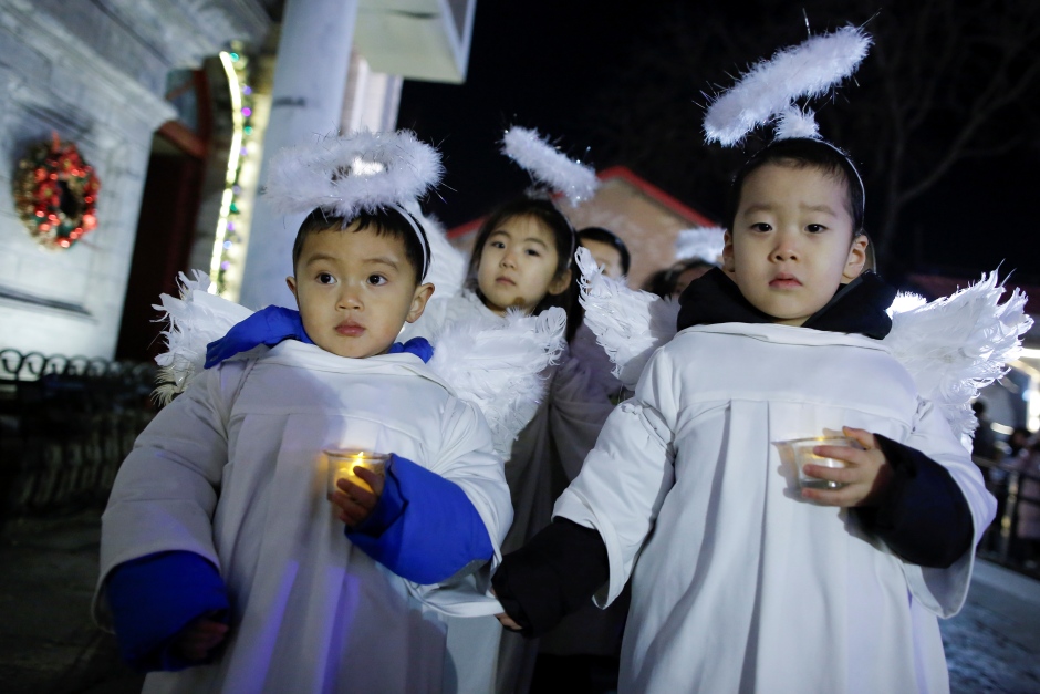 christmas season china mass