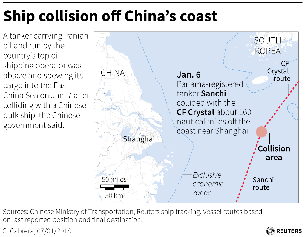 CHINA SHIPPING ACCIDENT OIL 01