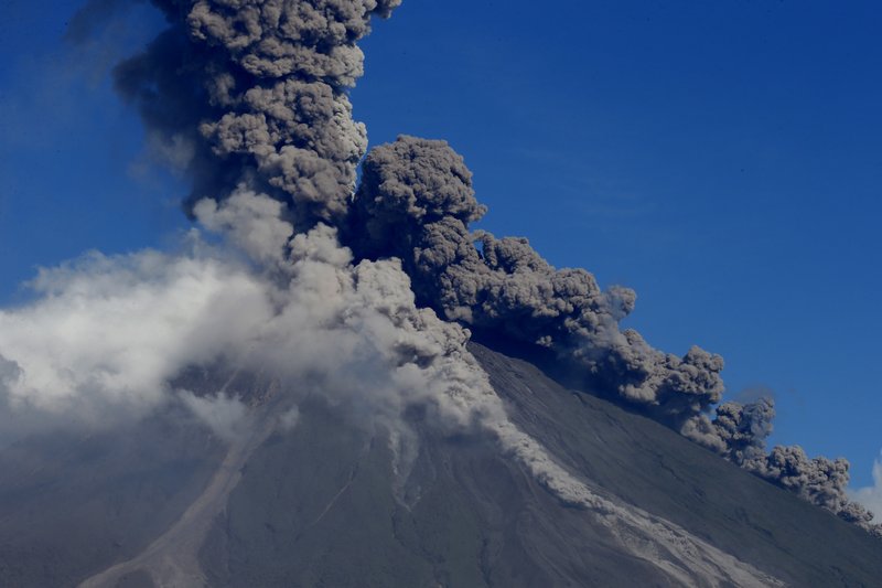 Извержение вулкана на Филиппинах.