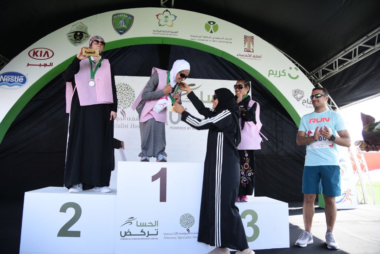 Первый марафон среди женщин в Саудовской Аравии.