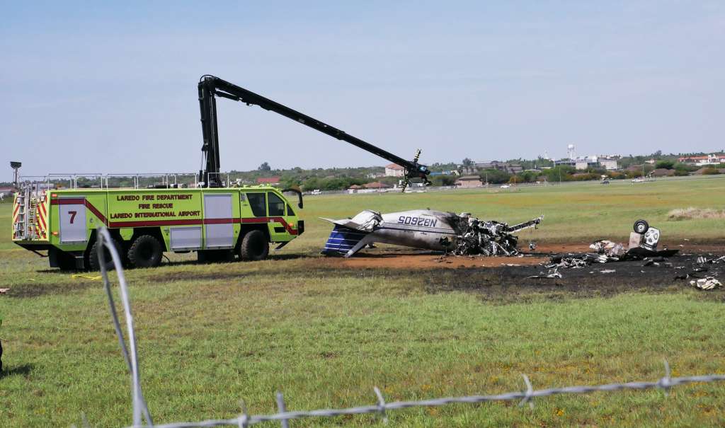 Крушение самолета в штате Техас.