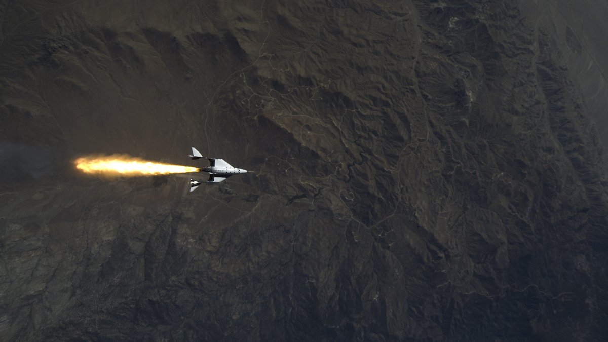 Испытания корабля SpaceShipTwo.