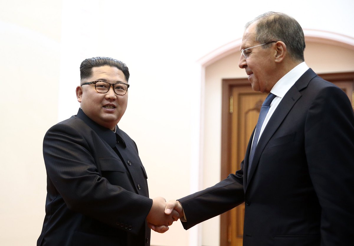 Лавров и Ким Чен Ын
