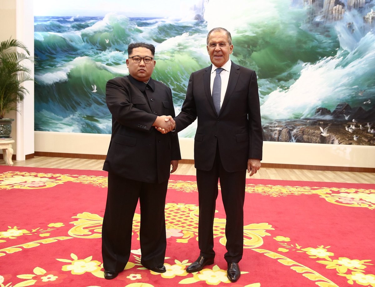 Лавров и Ким Чен Ын