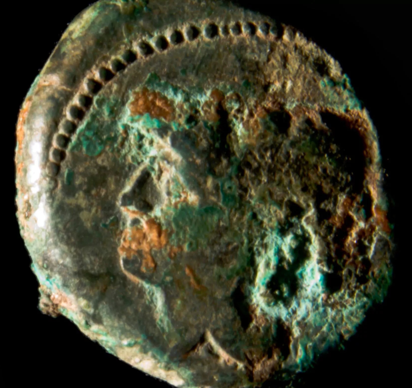 Bronze coin of Minerva