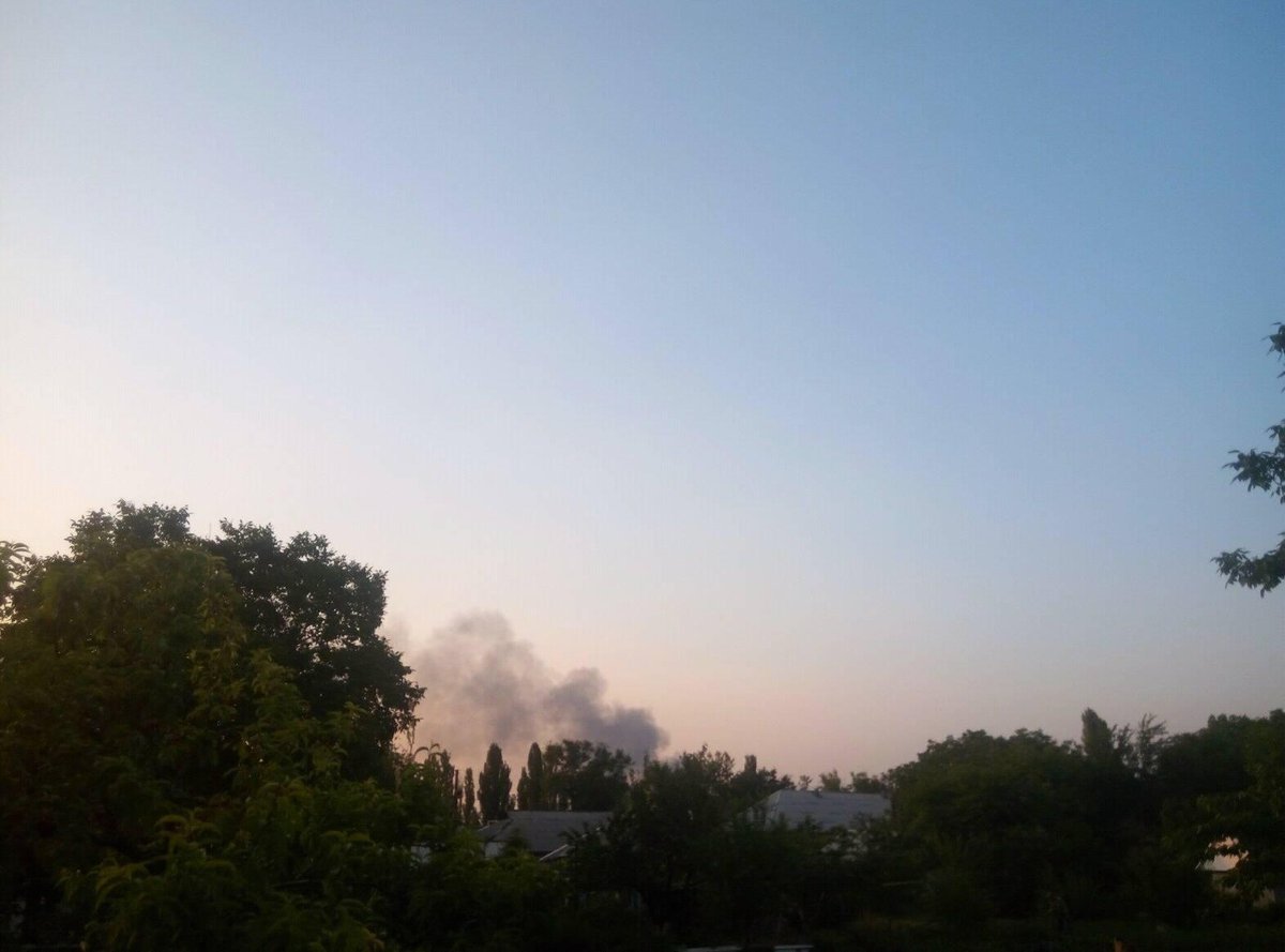 Пожар на шахте в оккупированном Донецке.