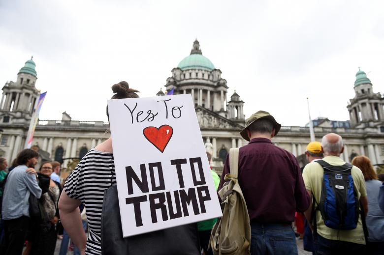 В Лондоне протестовали против Трампа_22