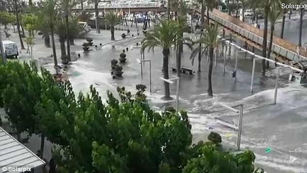 Мини-цунами в Испании