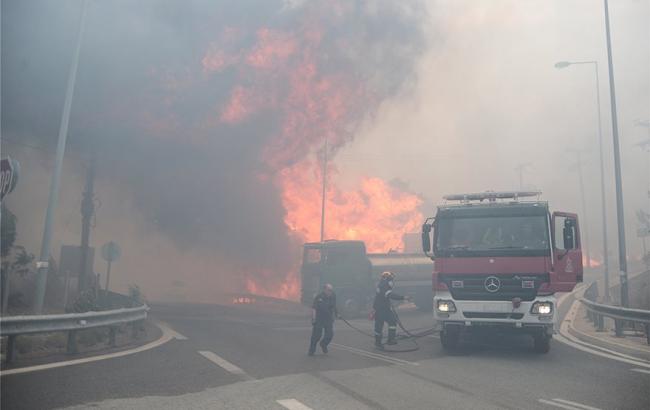 Пожар в Греции