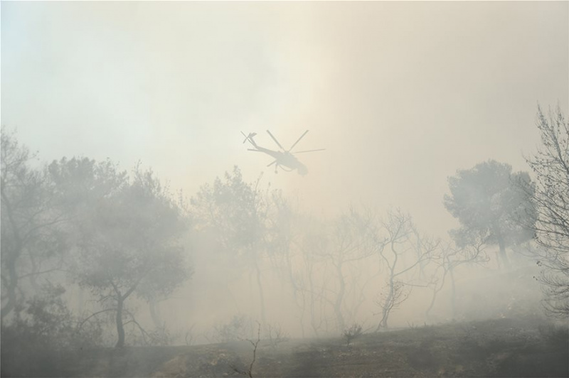 Пожар в Греции