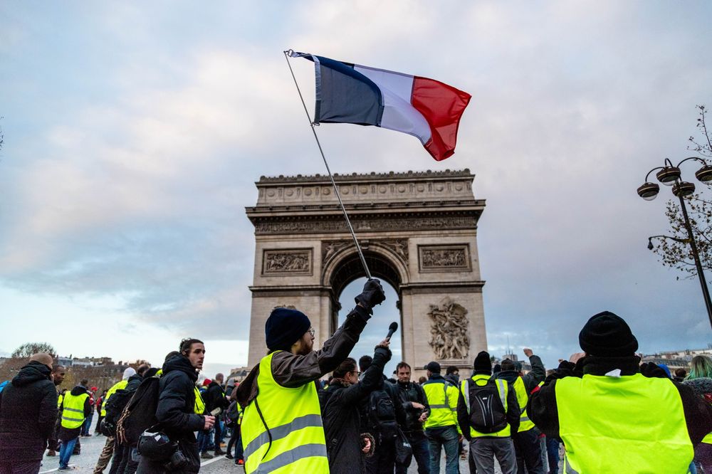 протесты франция1
