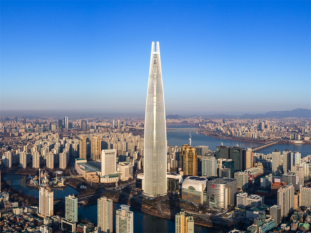 Небоскребы сеула. Fottle World Tower. Outrigger Systems for Tall buildings in Korea.